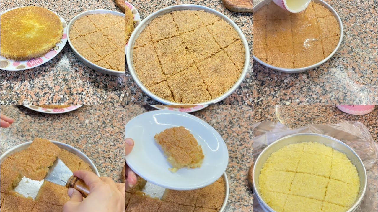 سر نجاح حلويات رمضان هريسه المحلات بكل تفاصيلها وتخزينها  شهور من غير ما تتغير وفرى وقتك وفلوسك