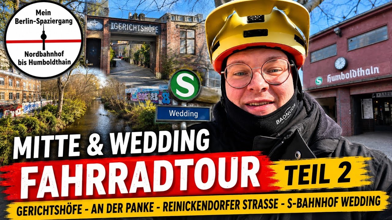 Humboldthain → Panke → Wedding – Berliner Hinterhöfe und Industriebauten | Fahrradtour Berlin Teil 2