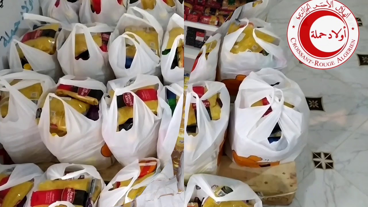 حصيلة  الهلال الأحمر الجزائري لجنة أولاد حملة لمواجهة فيروس (كوفيد 19)