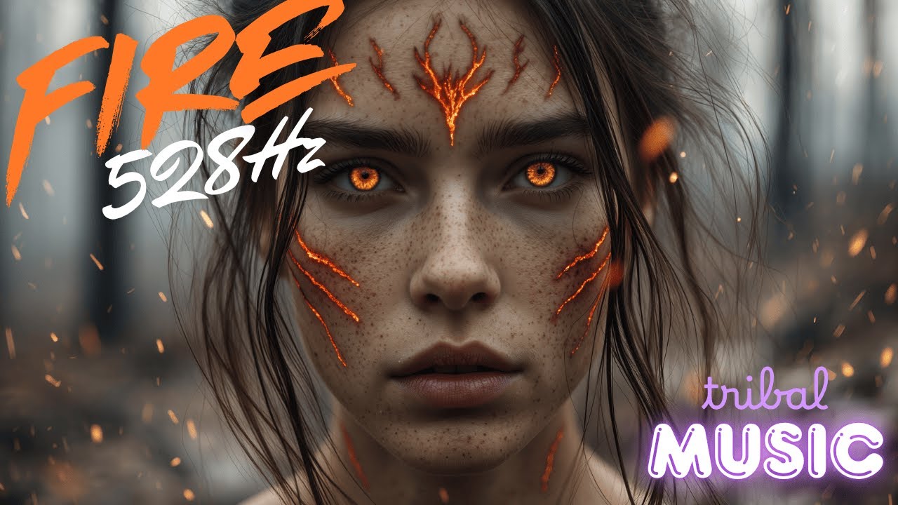 Tribal Fire & Healing Frequency | Цілюща музика вогню 528Hz для медитації