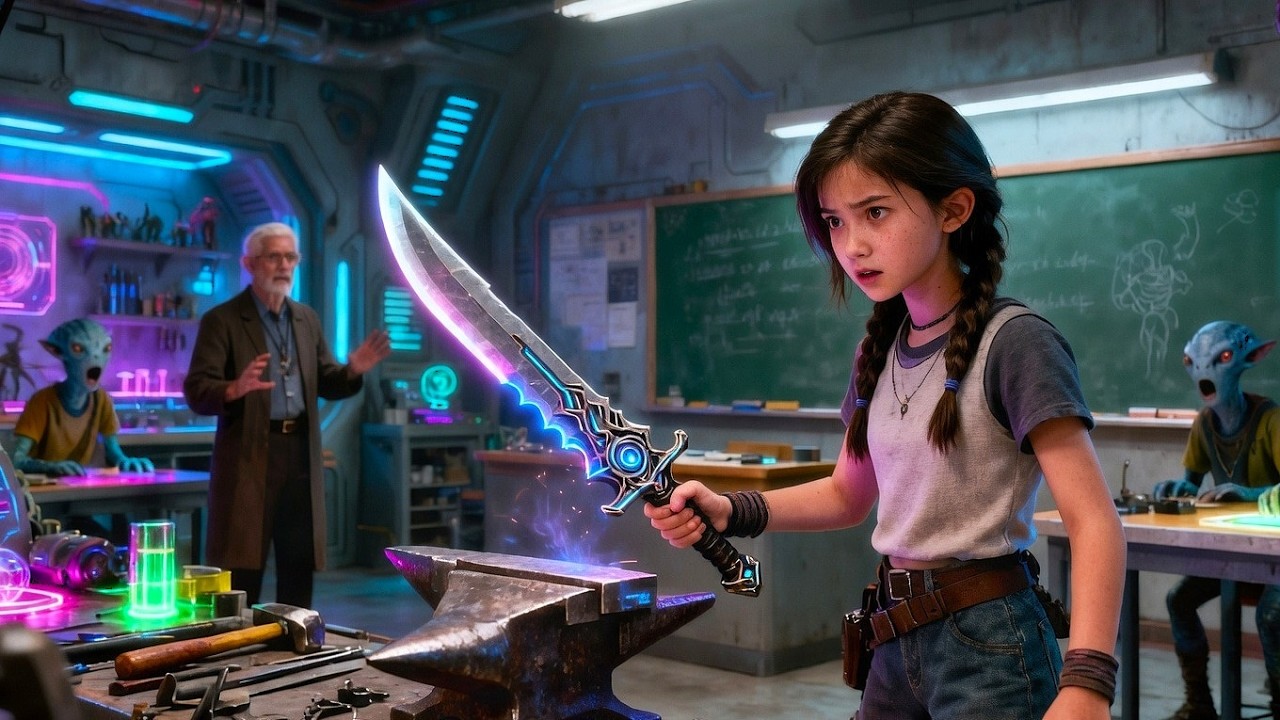 Every Student Was Told to Forge a Blade But the Human Girl Crafted Her Own Blade ....| Sci-Fi Story