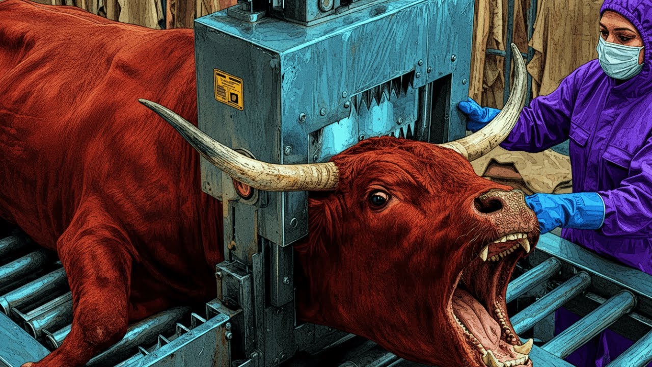 Inside an American Beef Factory   Cattle Handling, Washing   Scanning Explained
