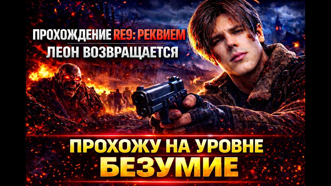 🔴Resident Evil Requiem: Сложность БЕЗУМИЕ