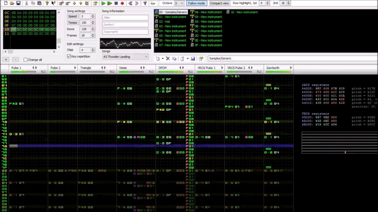 Thunder Landing - Super Contra (0CC-FamiTracker VRC6)