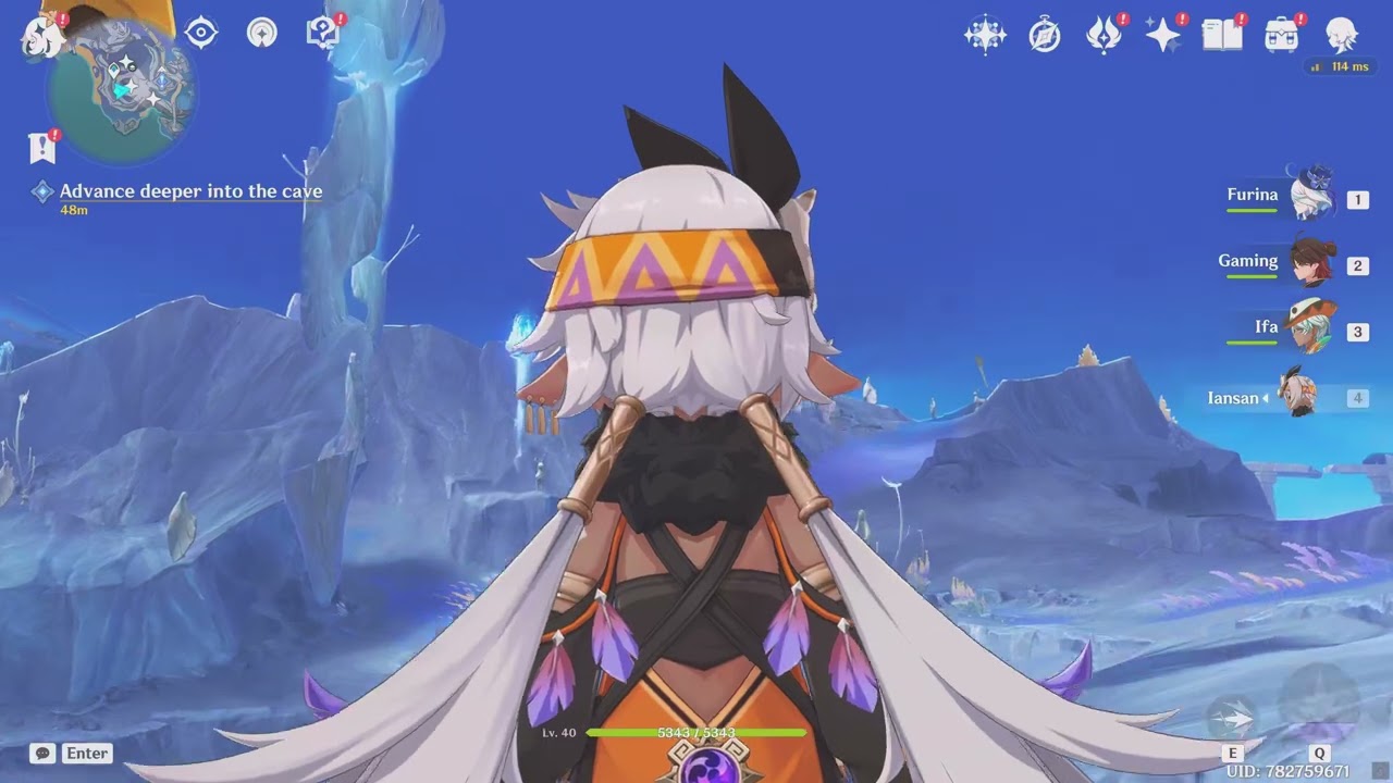 Genshin Impact Nord Krai Lunoculus + Teleporter #0003 + Mattie Theif in the Crab Cave (Dialogue)