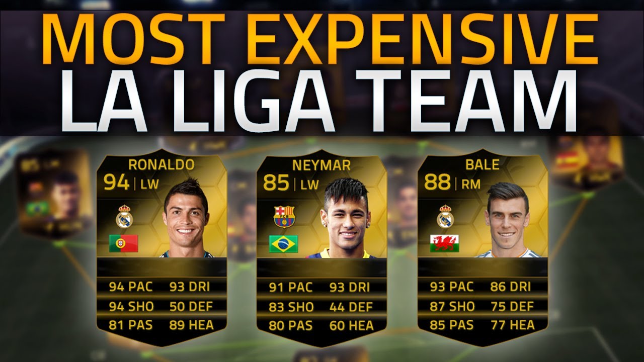 Most Expensive La Liga Team Possible On FIFA 14 UT!!!!
