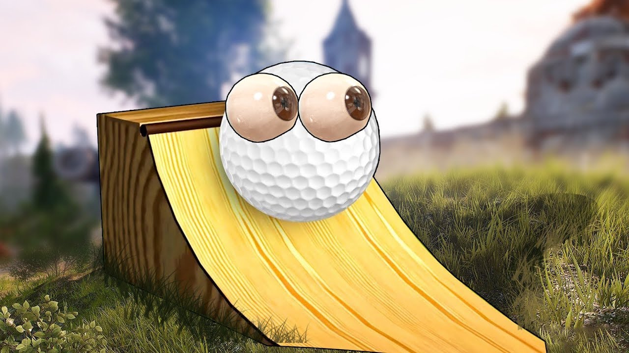 КАК ПРОЙТИ НЕПРОХОДИМЫЙ УРОВЕНЬ С КАРТОЙ ИЗ PUBG!? (Golf It)