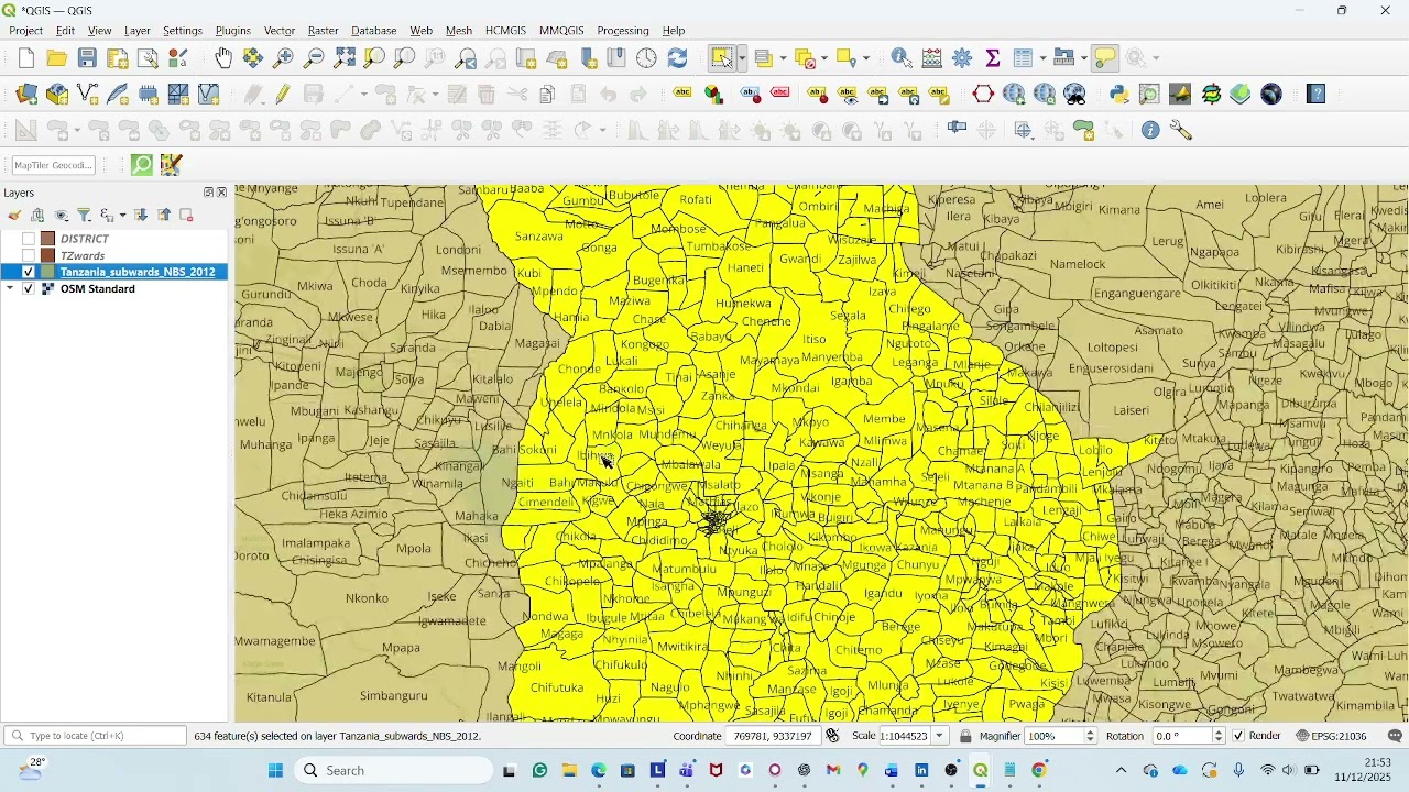 Selection Tools in QGIS