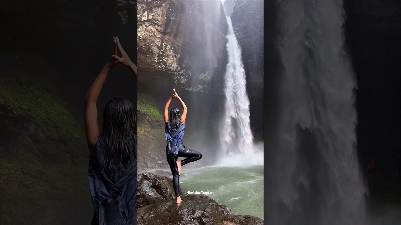 Devkund waterfall Maharashtra! #waterfalls #viralvideos #viralshorts #sahyadri #mountains