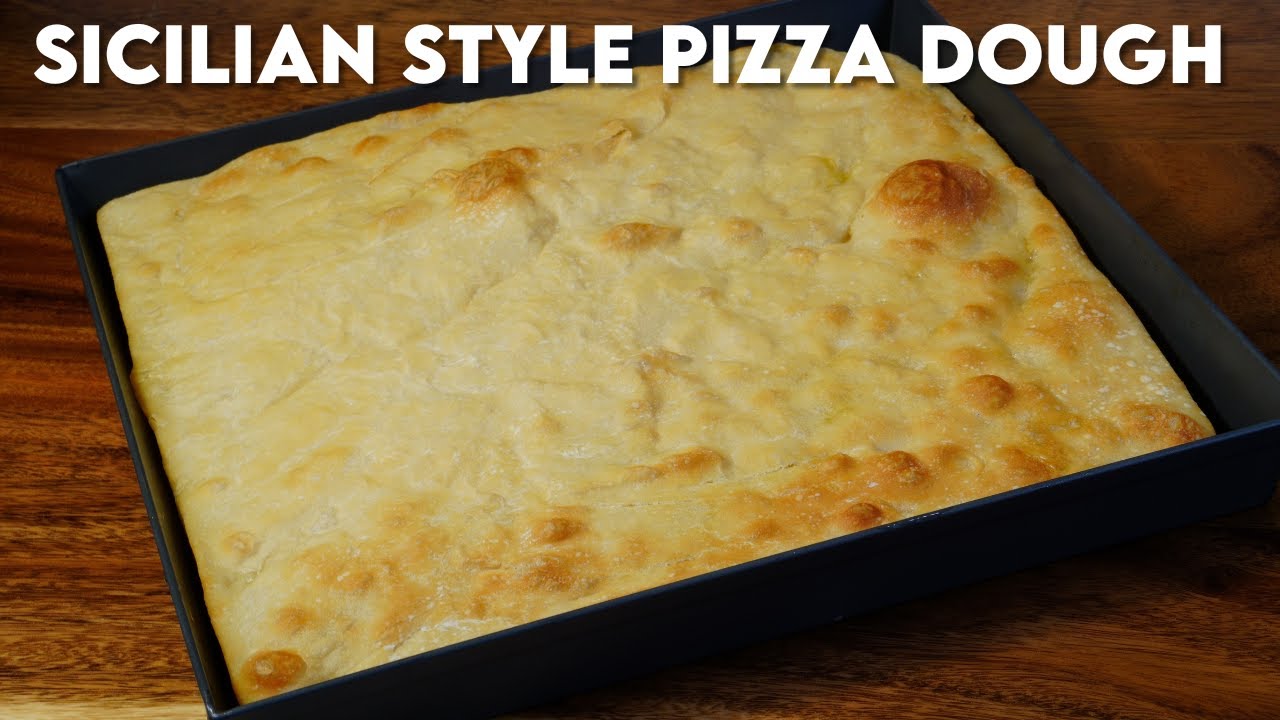 Crispy Par Baked Sicilian Style Pizza Dough