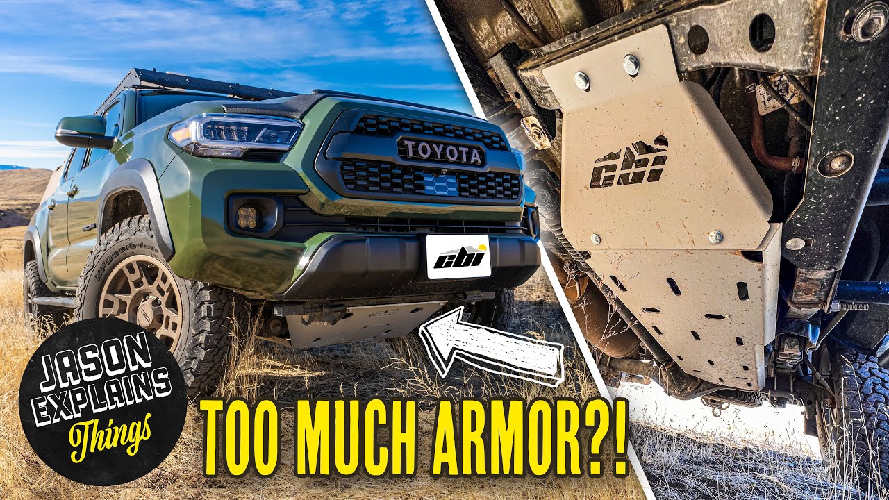Toyota Tacoma Armor - What Skid Plates Do You Need?! (CBI Offroad Install and Review)