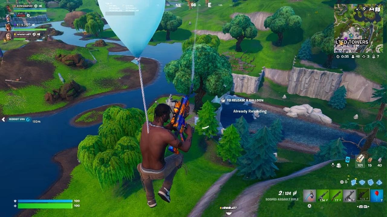 Fortnite og season 7 win  Chapter 7 first update...