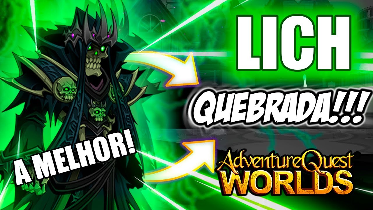 【AQW】Review da Lich class (Vale a Pena!?)