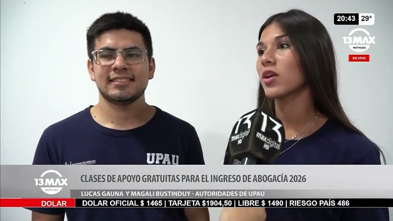 Clases de apoyo gratuitas para el ingreso a Abogacía 2026