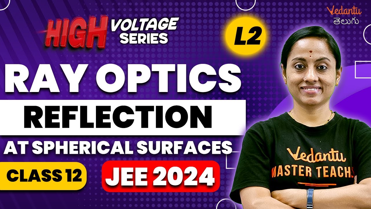 Ray optics L2 | Reflection at Spherical Surfaces | Class 12 Physics | EAMCET/JEE/NEET 2024/2025