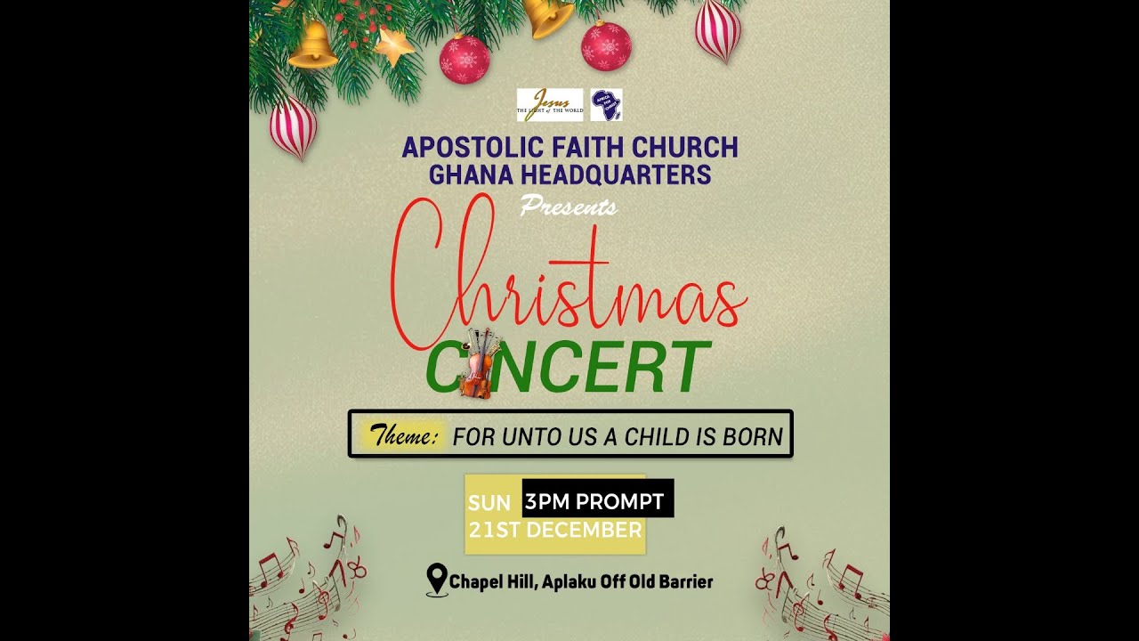 CHRISTMAS CONCERT || DECEMBER 21