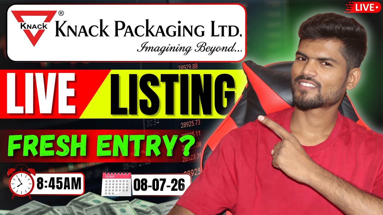 Knack Packaging IPO Live Listing | Hold or Sell? | Fresh Entry?