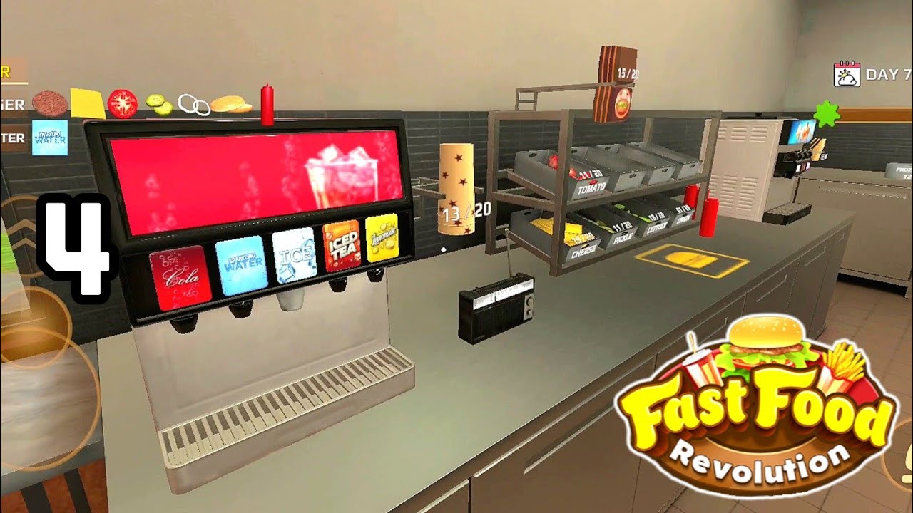 Fast Food Revolution. Part 4. Best Fast Food Game. Gameplay. (iOS,Andriod) #fastfoodrevolution