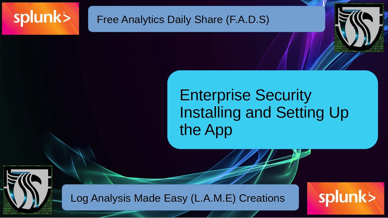 Обучение безопасности Splunk Enterprise | Настройка и установка приложения