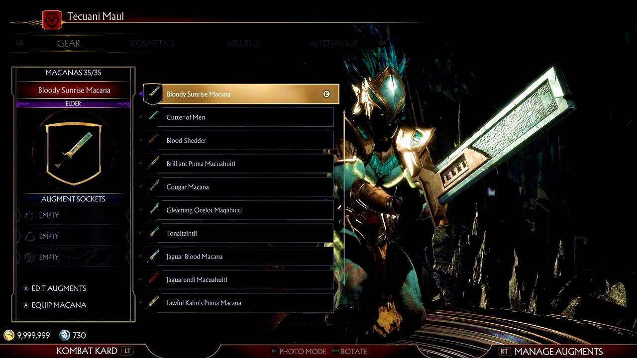 Kotal Kahn - Gear and Skins Showcase - January 2021 Update - Mortal Kombat 11 Ultimate