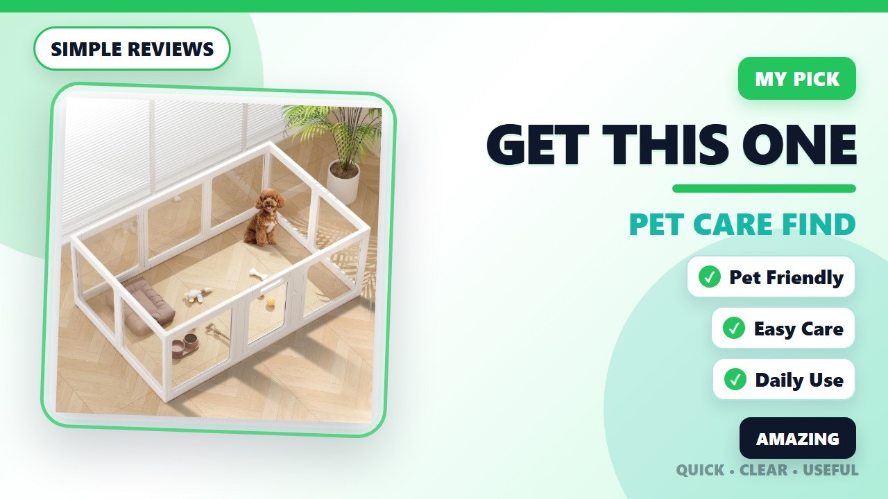 Clear Acrylic Dog Playpen Indoor Pet Pen Review