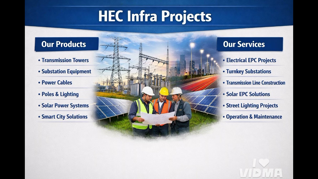 HEC Infra Projects Shares Surge 7% on Securing ₹18.67 Cr Power Plant EPC Order