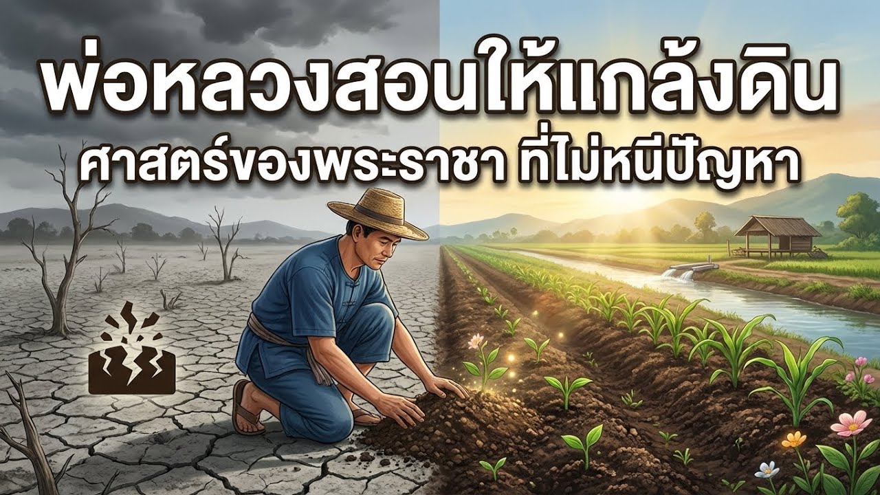 พ่อหลวงสอนให้ “แกล้งดิน” ไม่ใช่หนีดิน  ศาสตร์ของพระราชาที่ทำให้ดินเสีย กลับมาใช้ได้จริง