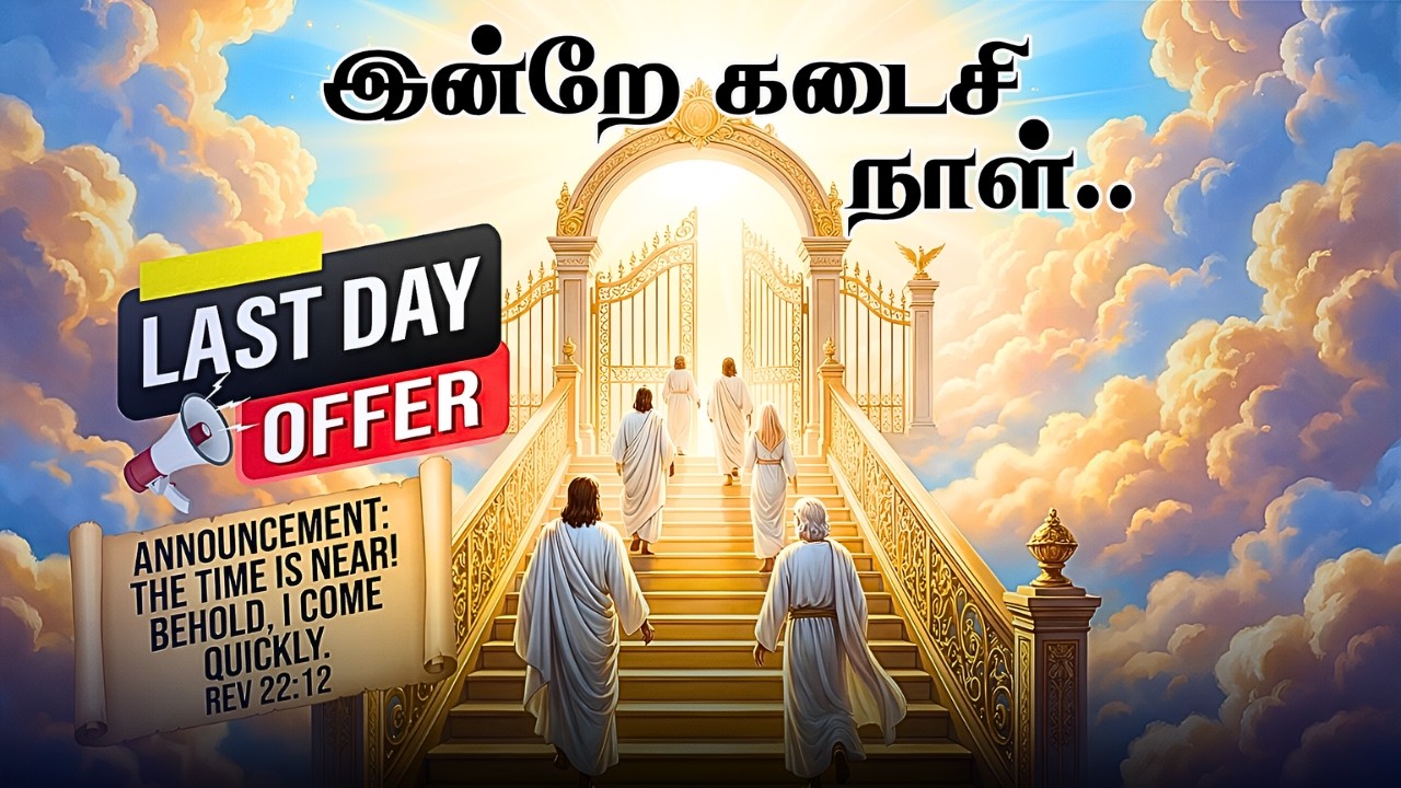 இன்றே கடைசி நாள்.. | Tamil Christian Message | Sunday Message | Sunday Service | Apostolic Church