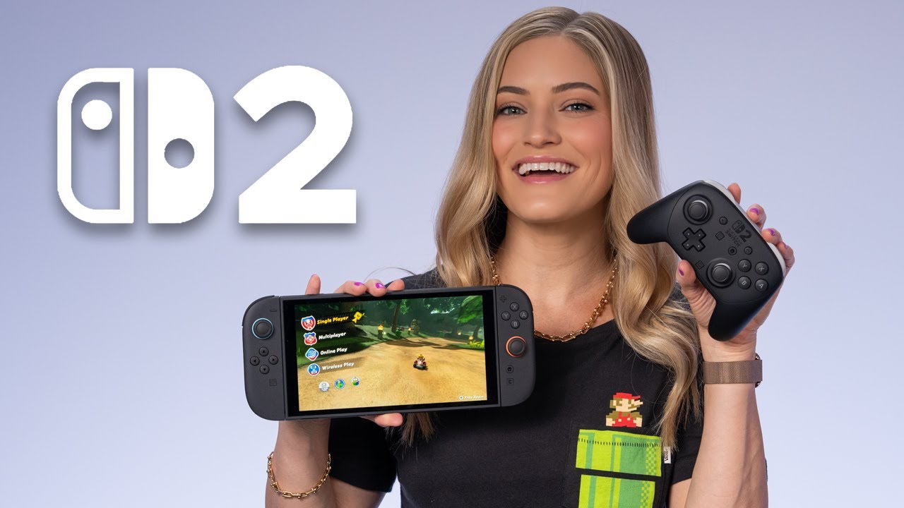 Nintendo Switch 2 Unboxing, Playing Mario Kart World and Webcam Test!