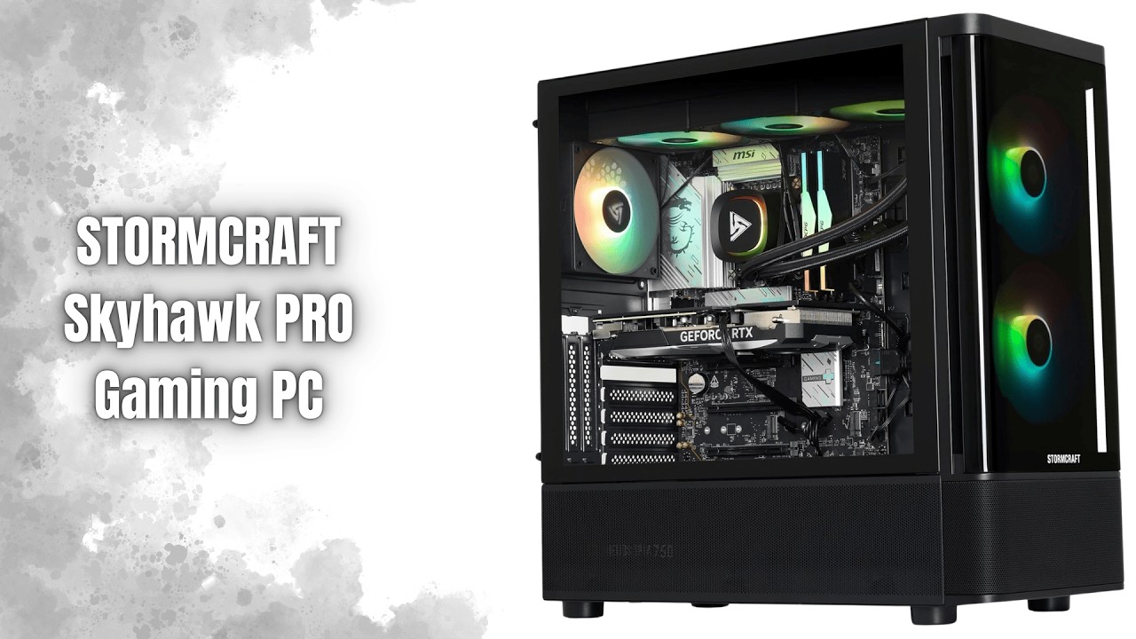 STORMCRAFT Skyhawk PRO Gaming PC Review | Ryzen 7 9800X3D & RTX 5070 Ti Beast!