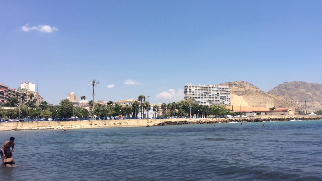 Postiguet Beach July 2017, Alicante, Spain #postiguet #beach #alicante #spain