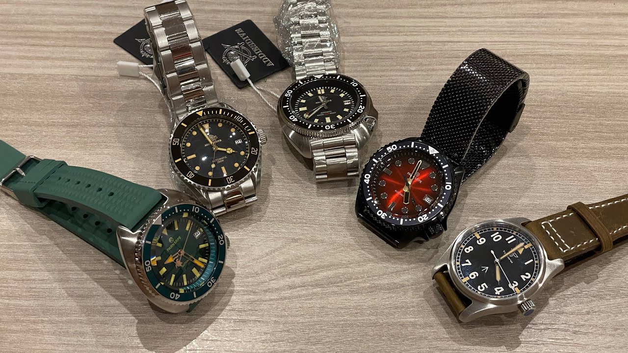 Unboxing orologi dall'est dell'est del mondo! Addiesdive, PARNSRPE, Tandorio