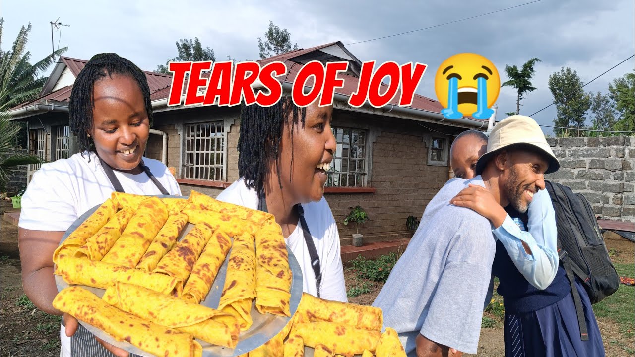 SHE’S BACK! 🥹 We Cooked a BIG FEAST for Sharon | Kenyan Chapati & Chicken Party!