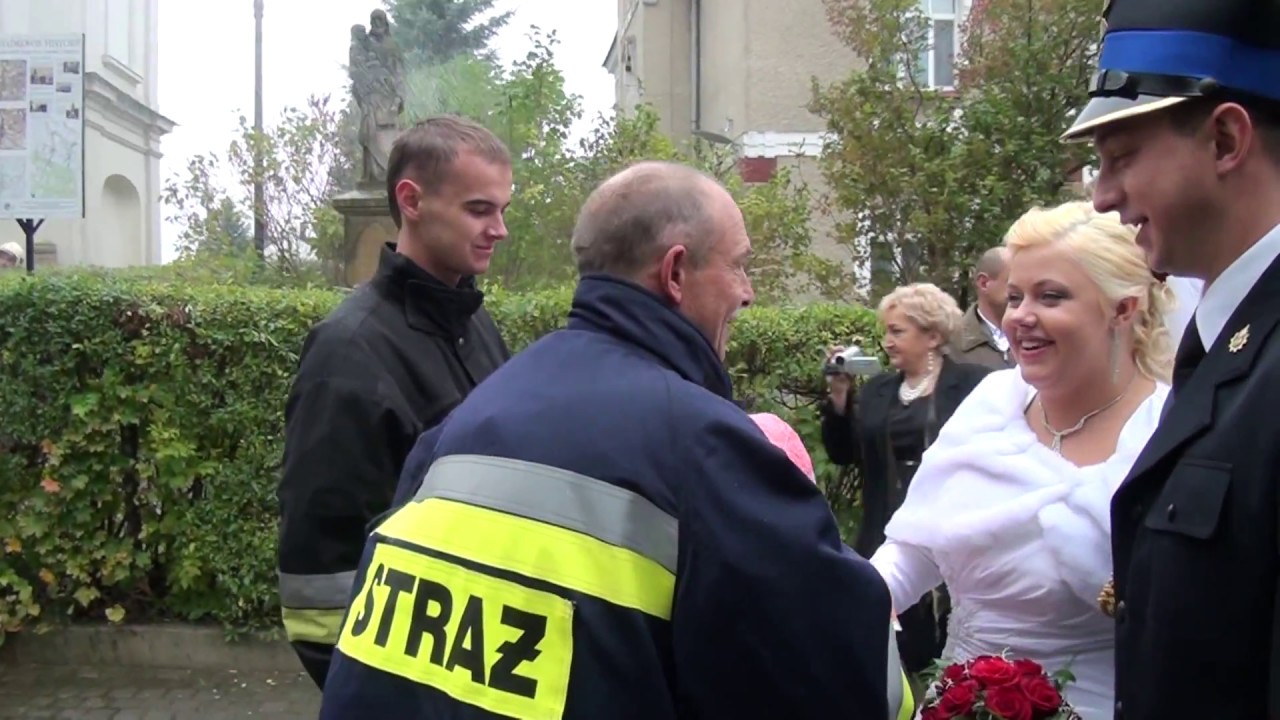 Wesele Sylwii i Krzysztofa OSP Rymanów Posada Dolna ( wesele strażaka).