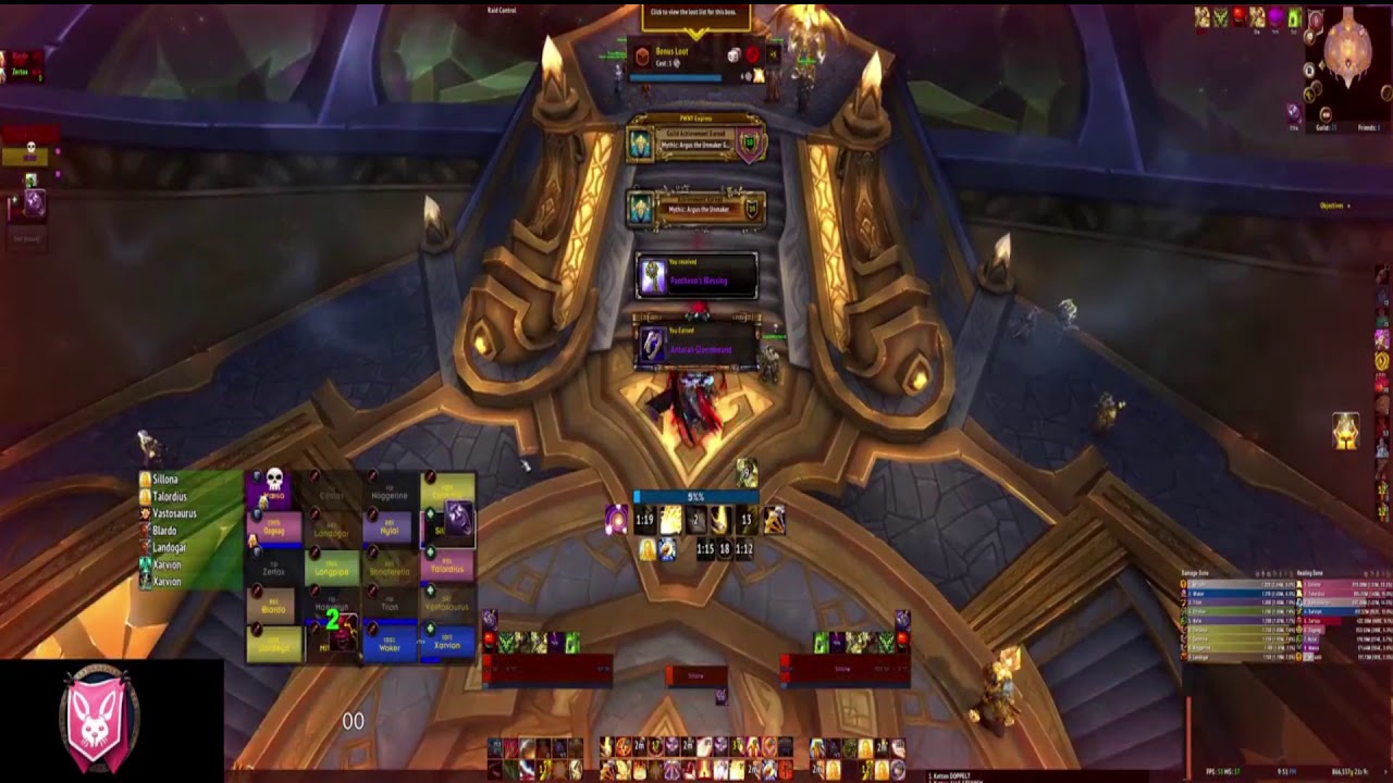 Argus Mythic Down reaction