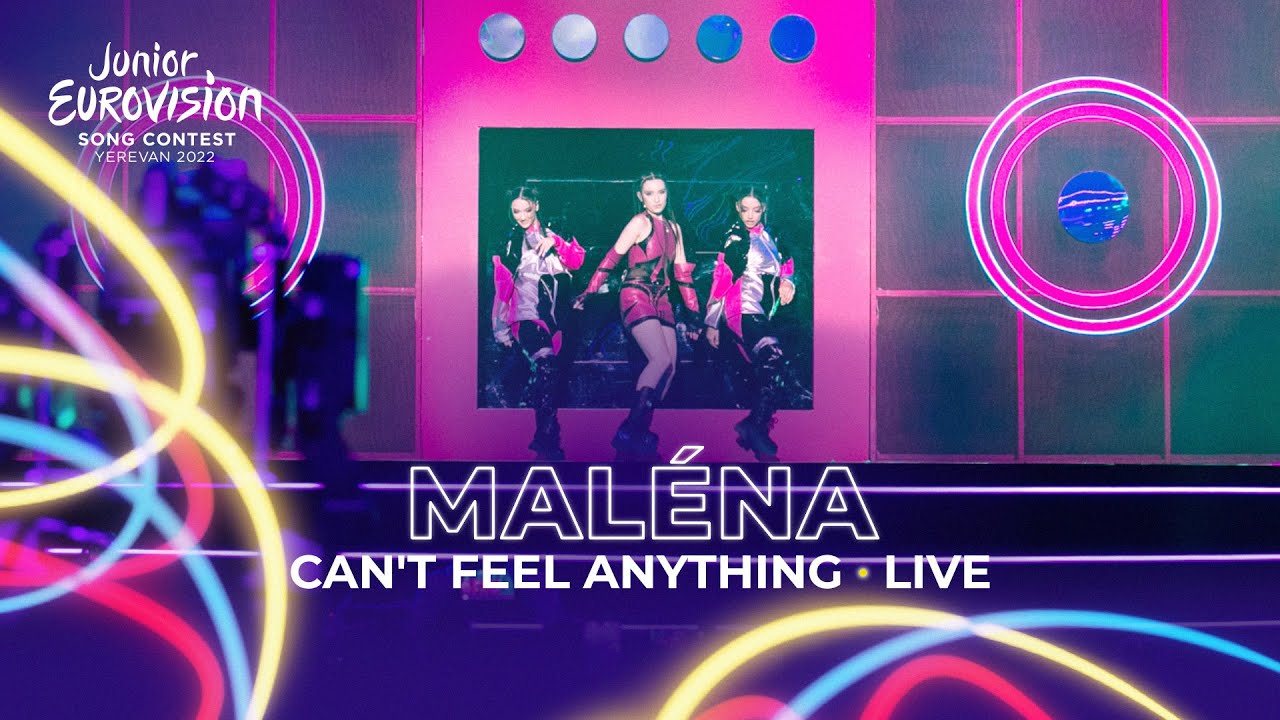 Mal&eacute;na - Can&rsquo;t Feel Anything - LIVE - Junior Eurovision 2022