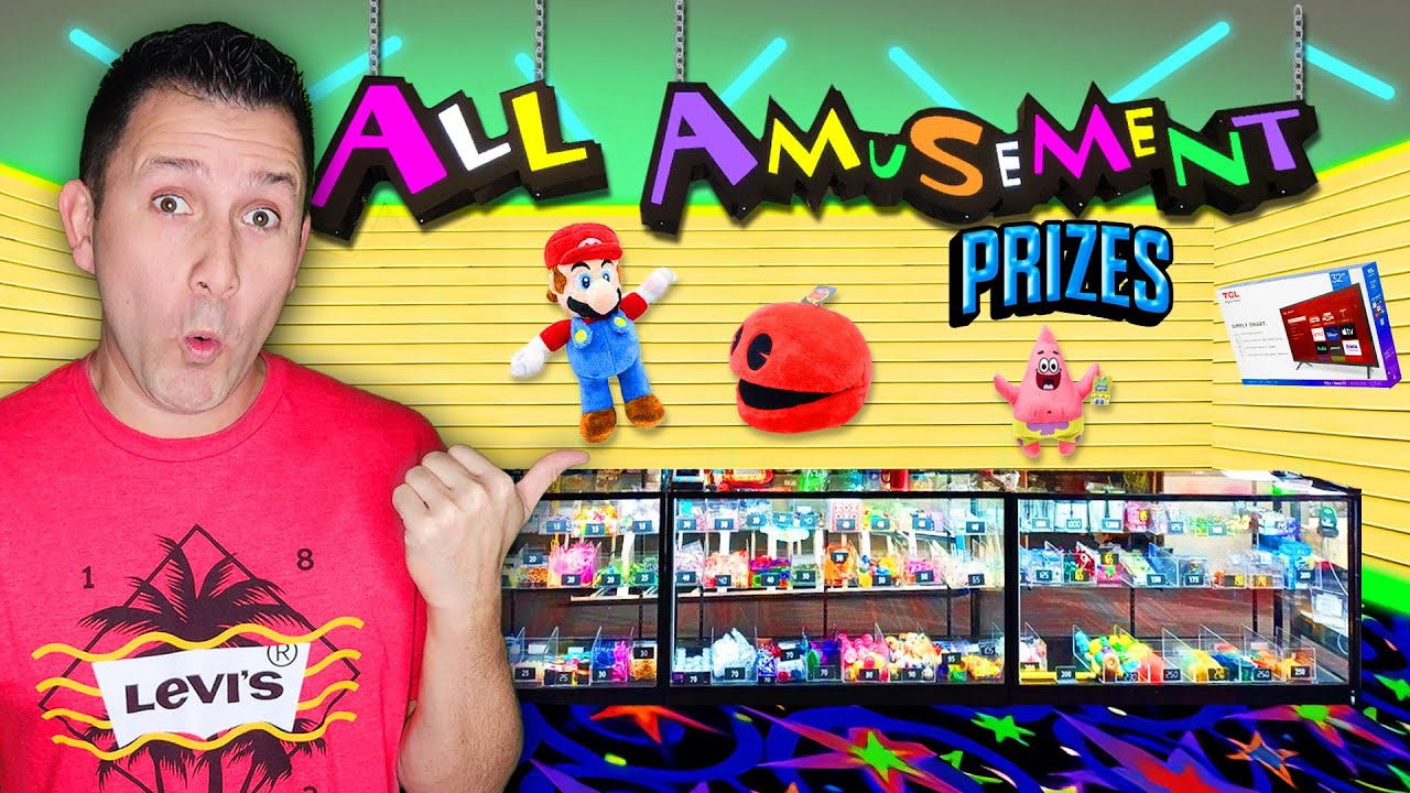 The PRIZE Area at this Arcade is Awesome!