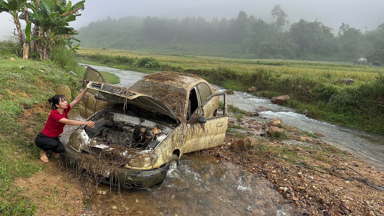 The Lonely Woman Restored the Daewoo Lanos 2000 After the Flood | Resurrecting the Daewoo Lanos