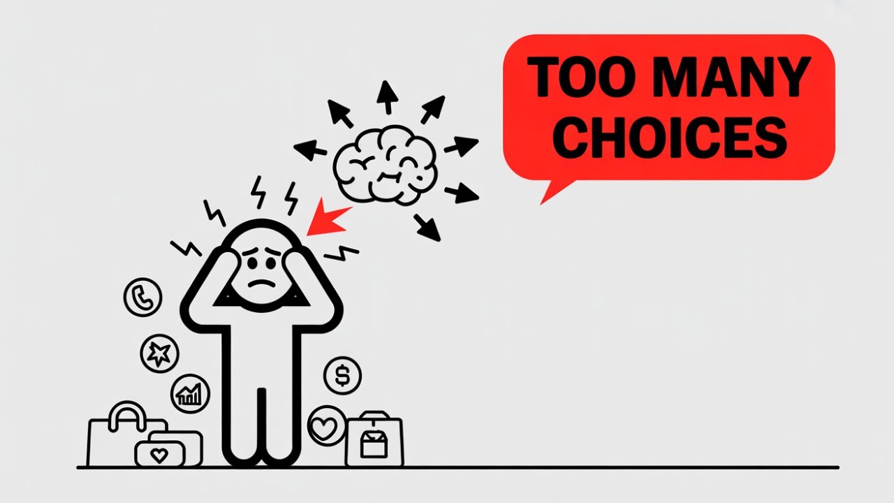 Why Too Many CHOICES Make You REALLY Unhappy : Psychology Explains