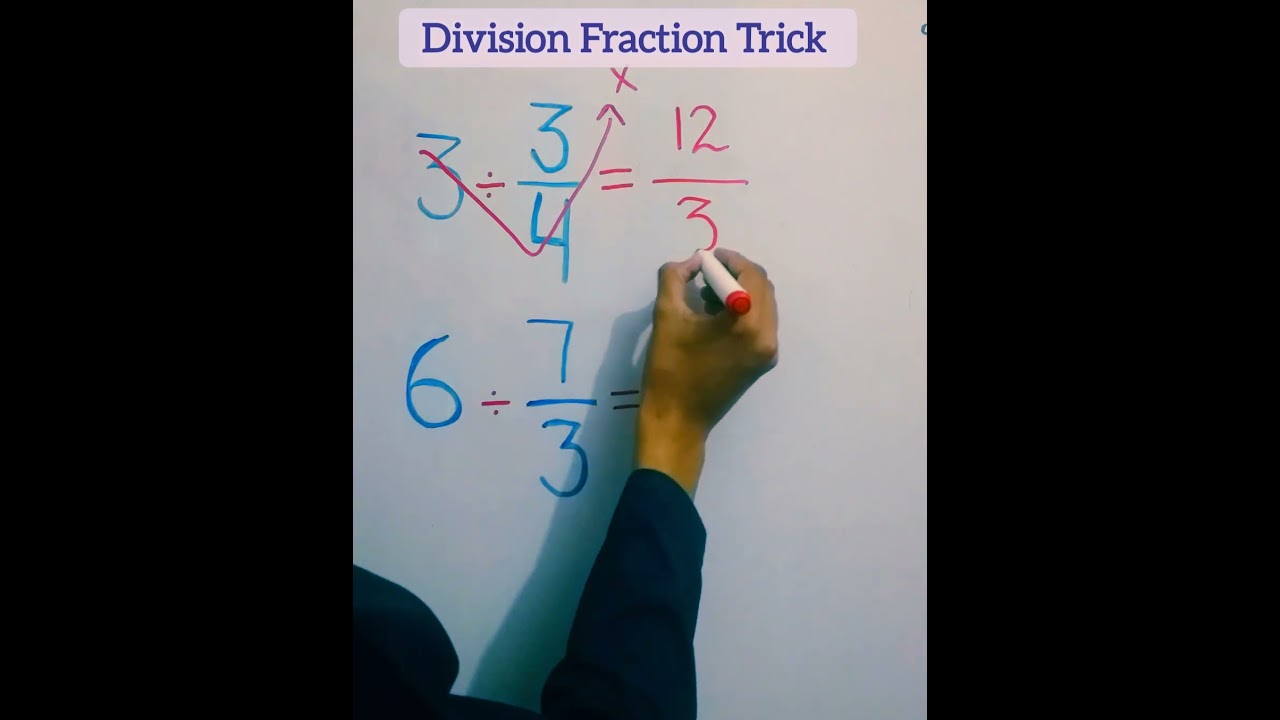 Division Fraction Trick |By Musa khan|#divisiontricks #viralshort #mathstricks #ytshorts