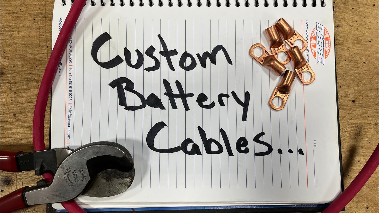 How to make your own battery cables!! #tools #doityourself #howto