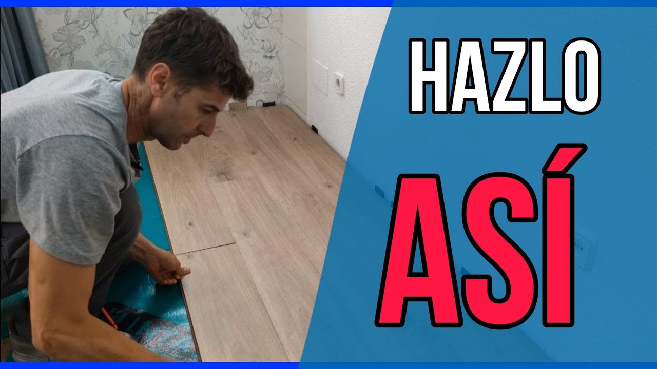 ✔️ Instalación TARIMA FLOTANTE  /SUELO LAMINADO