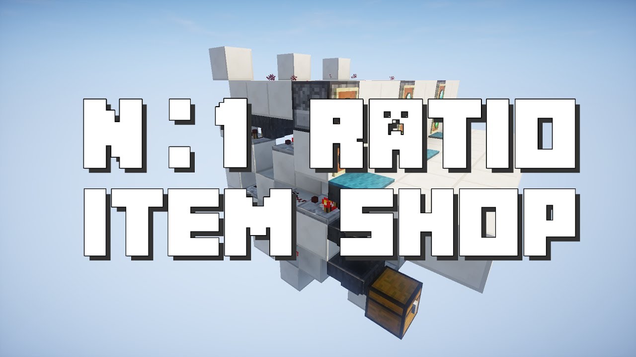 Minecraft: n:1 Ratio Item Shop [Spam Proof]