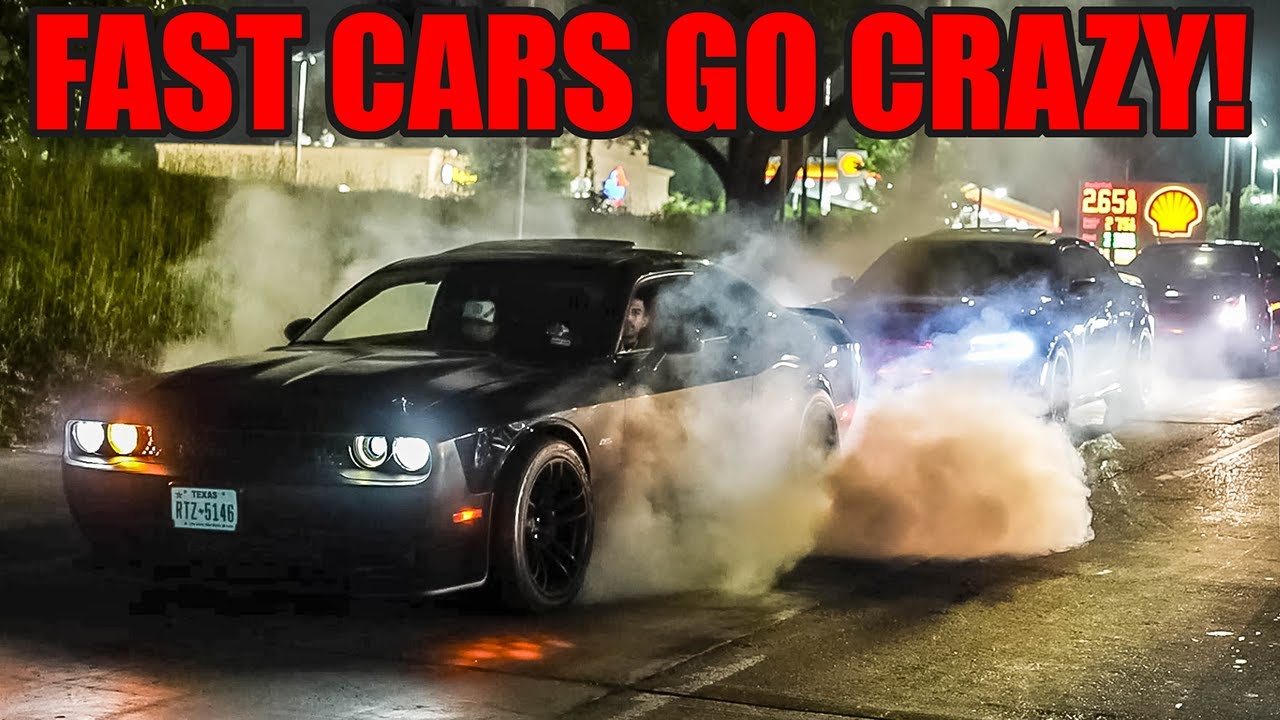 FASTEST CARS IN TEXAS GO CRAZY LEAVING CAR MEET! (Cops Spawn Camped the Meet!)