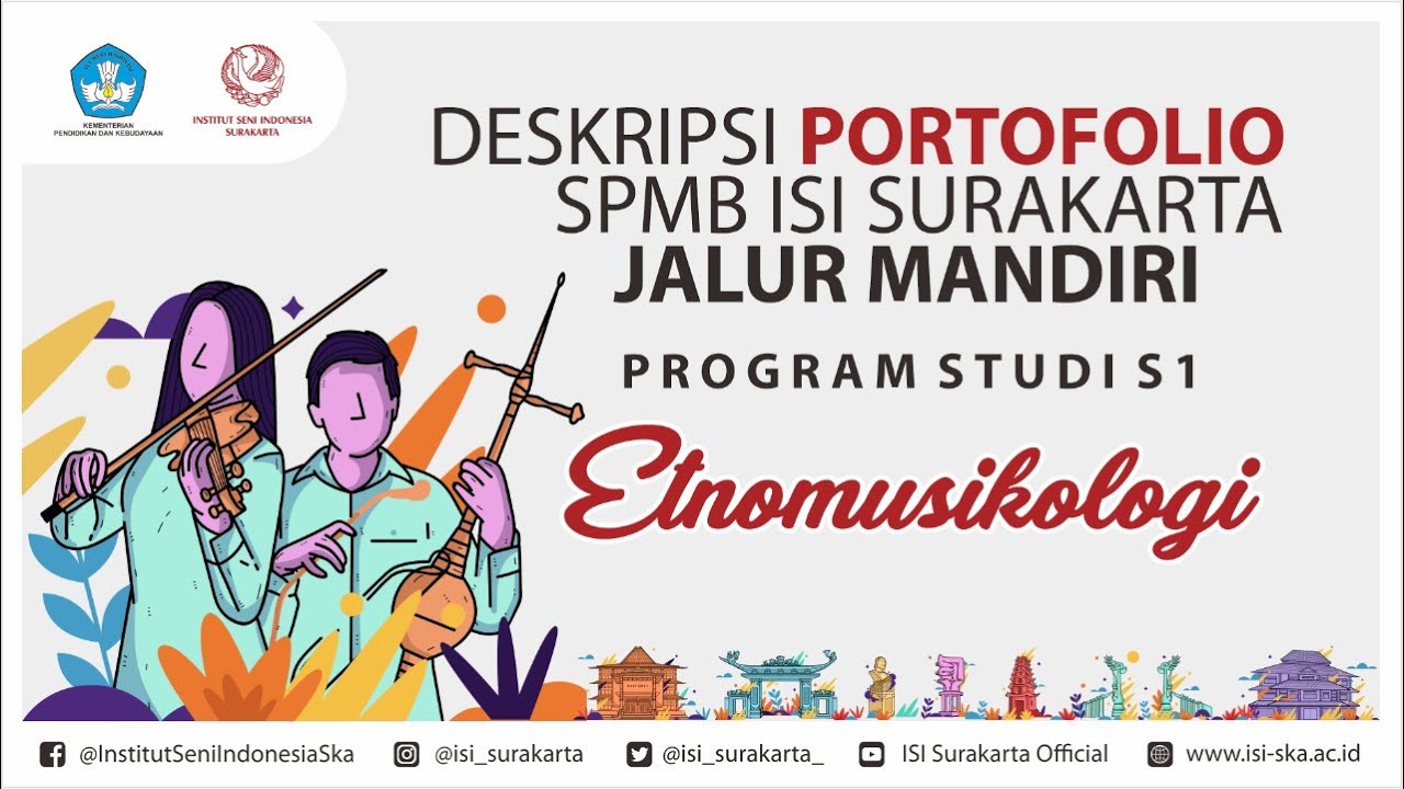 PORTOFOLIO PRODI S-1 ETNOMUSIKOLOGI ISI SURAKARTA