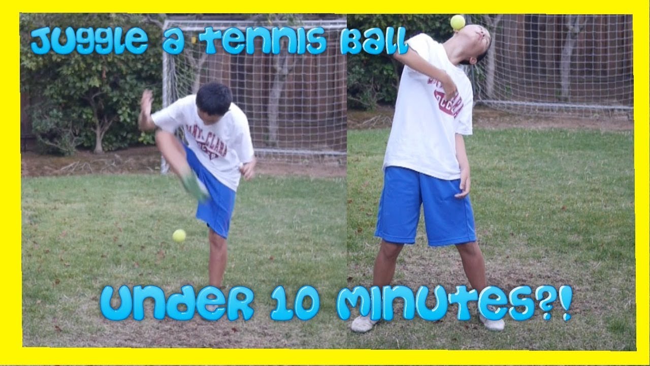 How To Learn To Juggle A Tennis Ball In Under 10 Minutes!!