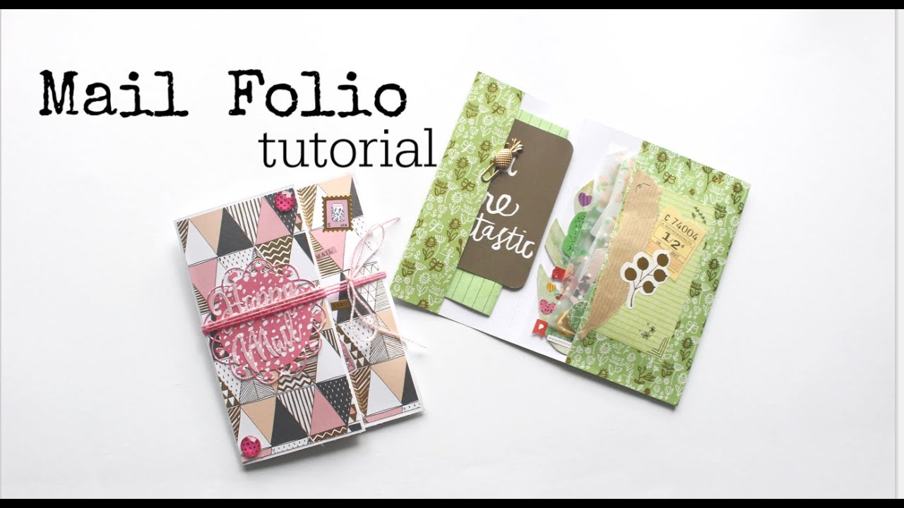 Asymmetrical Mail Folio Tutorial | Flat Penpal Mail Ideas