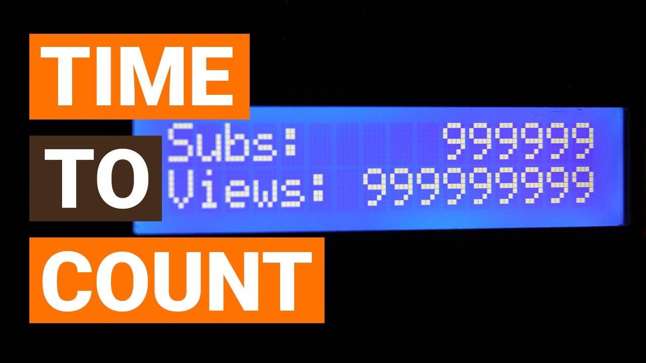 How to make a YouTube Live Sub Counter - with Arduino!
