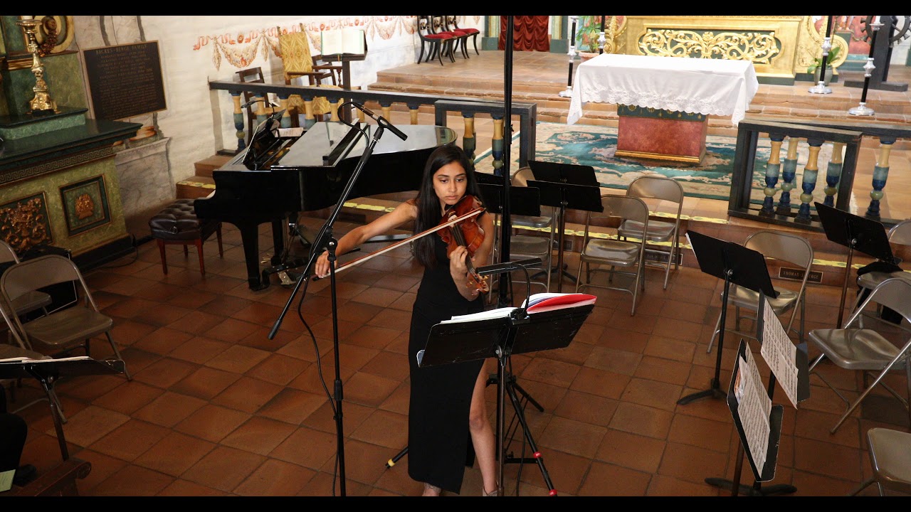 J.S. Bach Partita no. 2 BWV 1004 for unaccompanied violin, I Allemande   II Courante