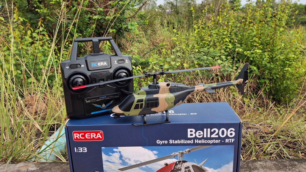 RC ERA C138 Bell 206 6CH 1/33 มีระบบ  Flybarless RC ราคา 3600.บาท โทร:065-5393138 ไลน์:tay-3910